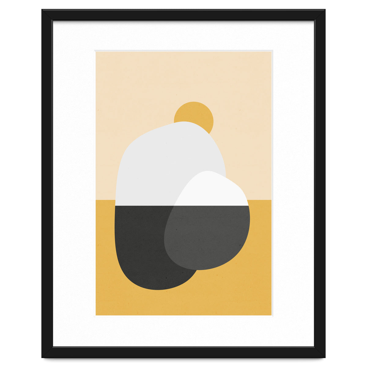 Abstract Boulders - Golden Desert