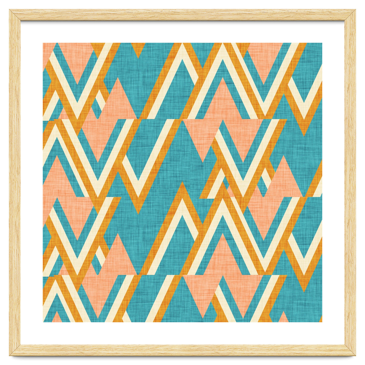 New Mid Mod Woods Blue