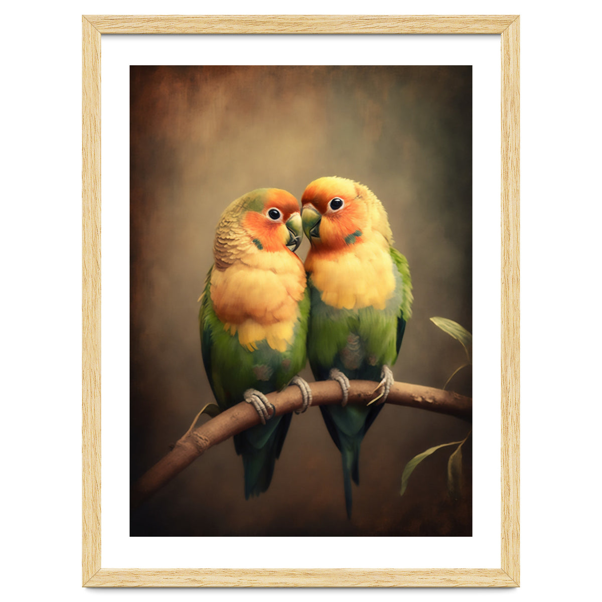 Lovebirds Painting