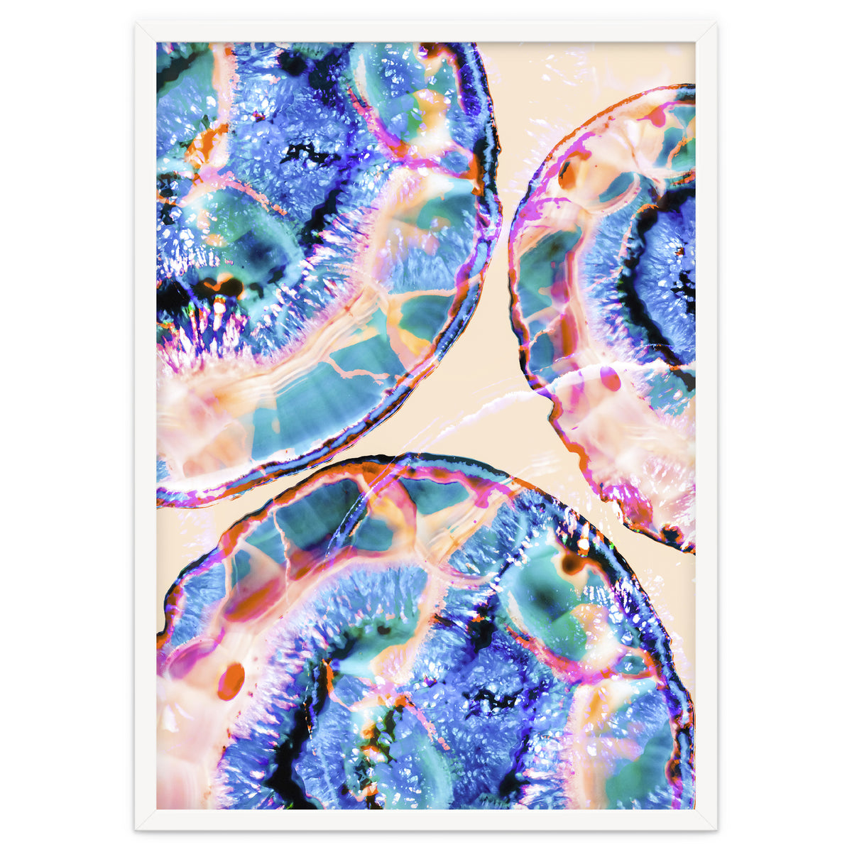 Abstract Agate Painting