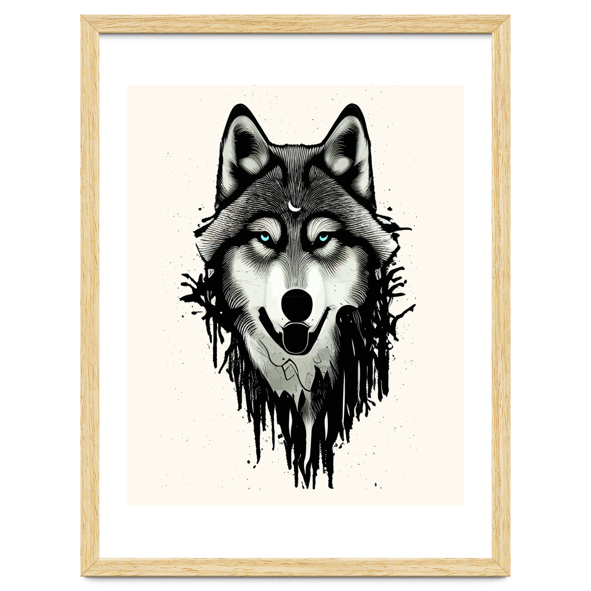 Wicked Soul, Werewolf Wolf Wild Animals Sketch, Wildlife Drawing Line Art, Wild Eclectic Dark Moon