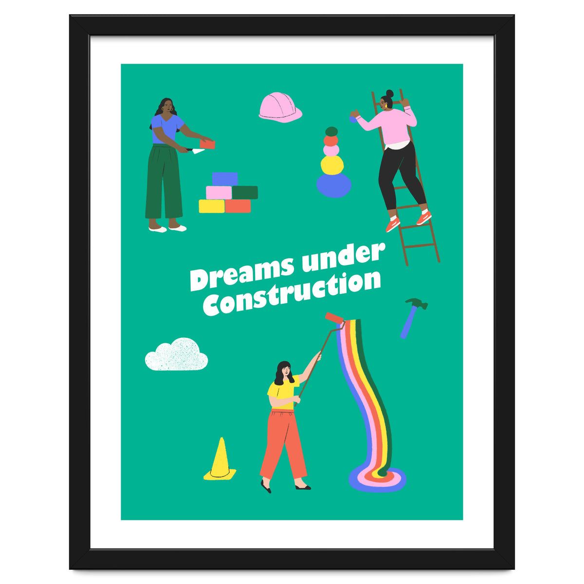 Dreams Under Construction Green