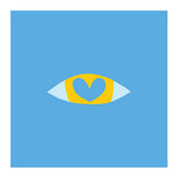 Heart Eye - BLUE (Print Only) thumbnail