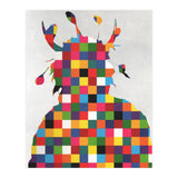 Indian Portrait Disaster · Kicking Bear Colorful Square (Print Only) thumbnail