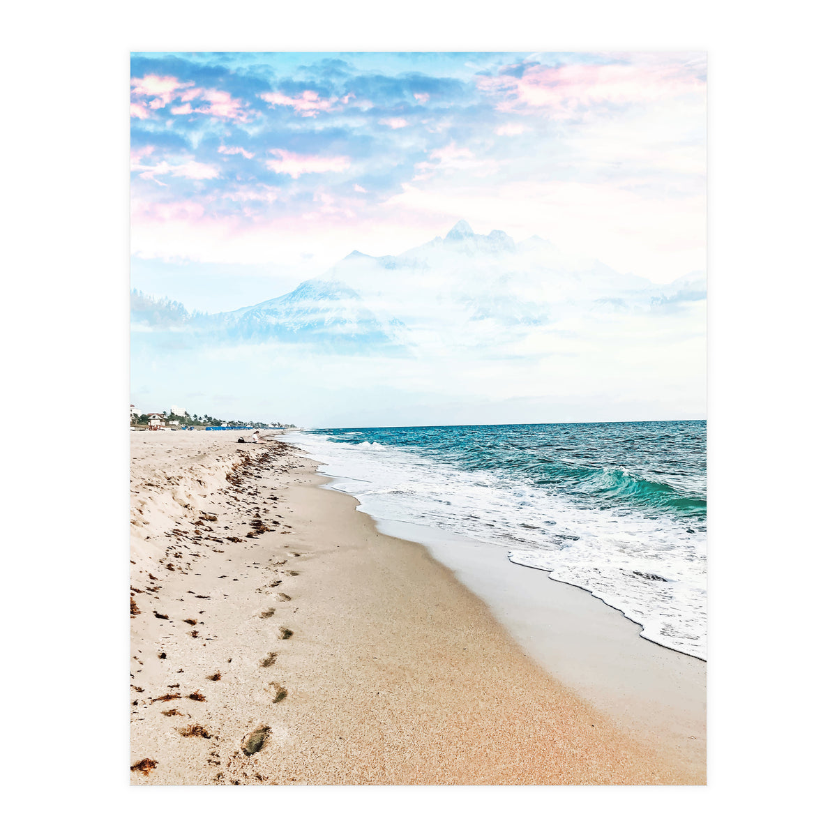 A Walk On The Beach (Print Only)