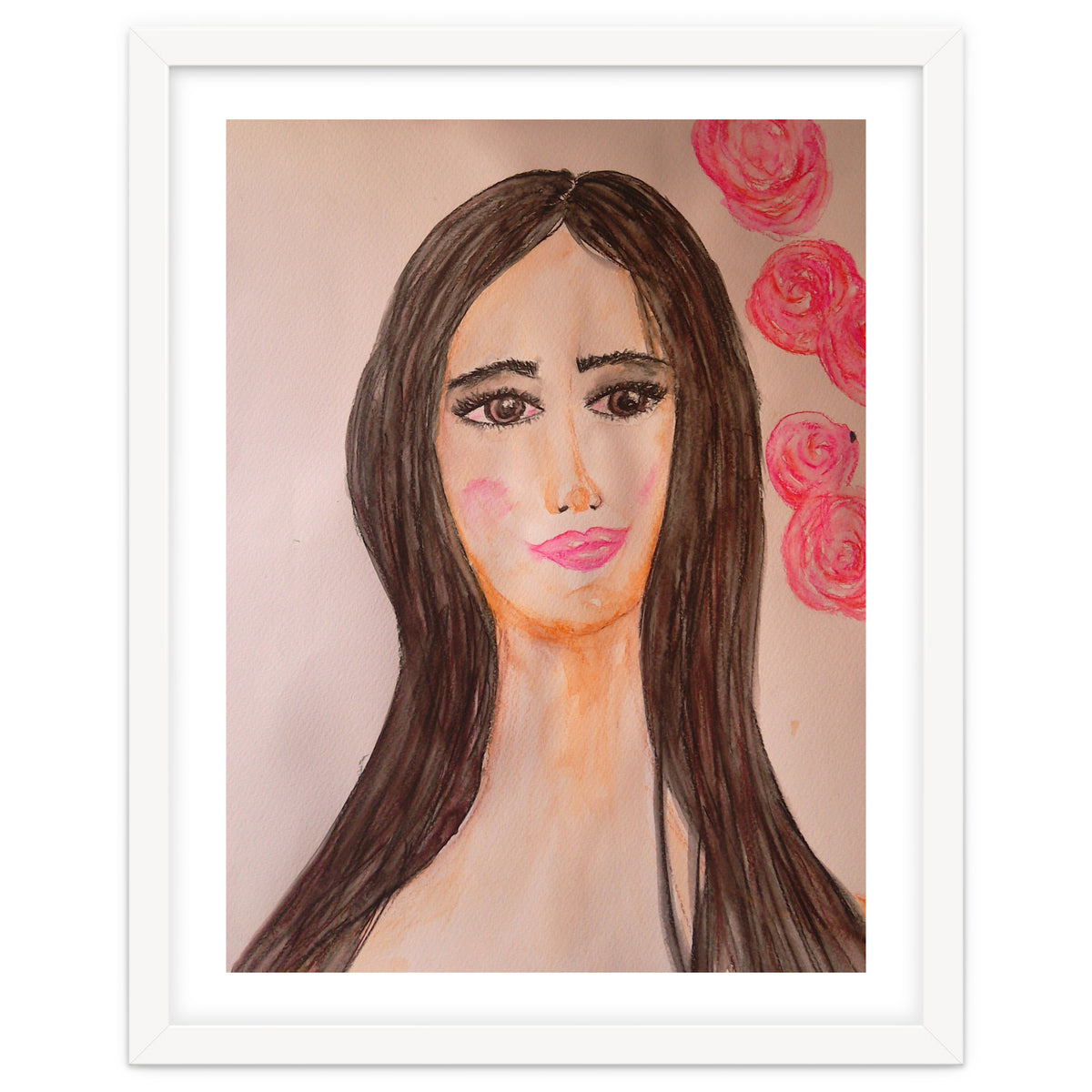 A Brunette With Sad Eyes