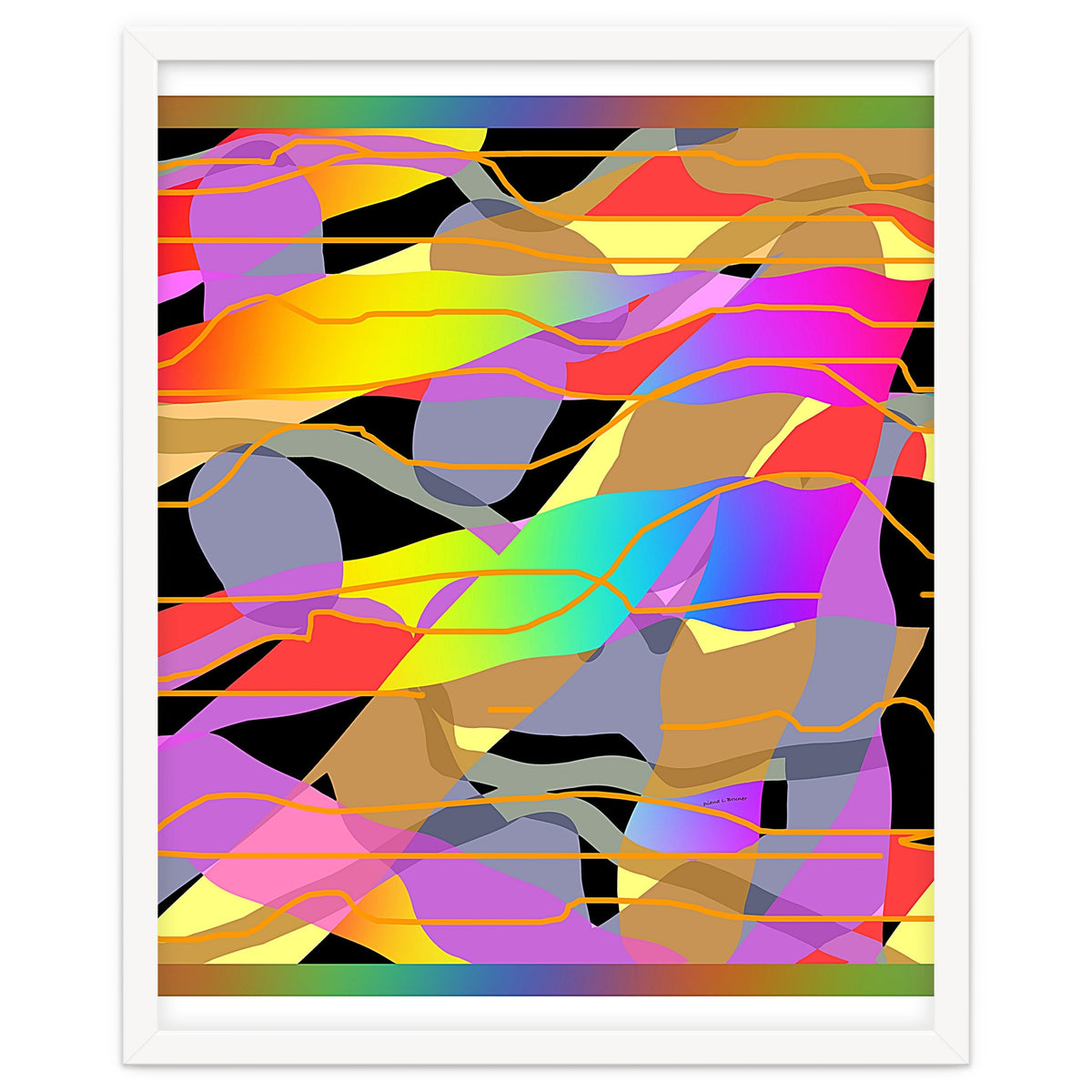 ABSTRACT COLOR BANDS