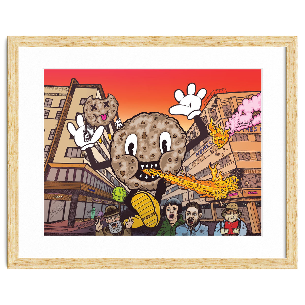 Cookie Monster 12.3% ABV Bourbon Barrel Aged Coconut Chocolate Chip Stout - Amundsen Brewery