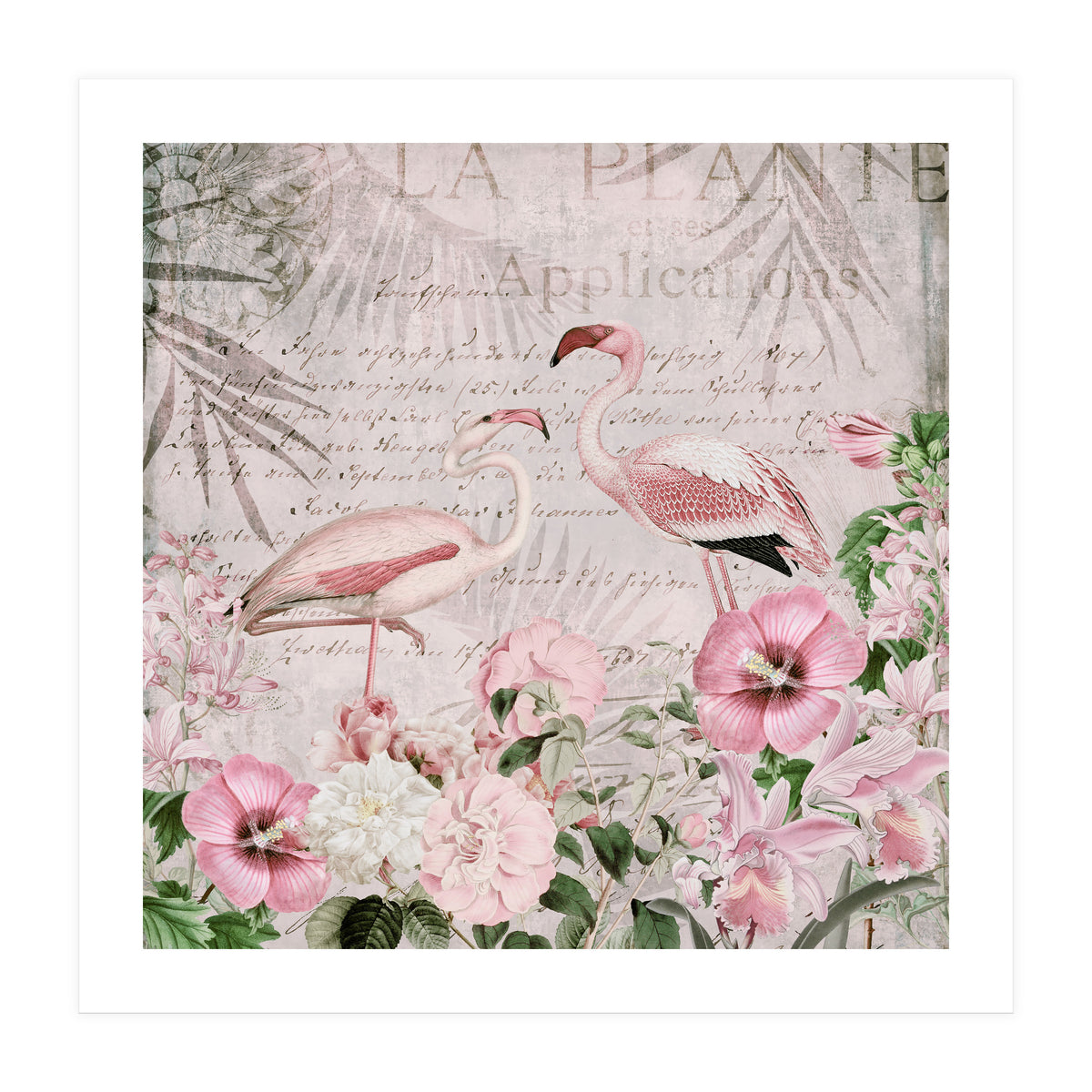 Flamingo Paradise 2 (Print Only)