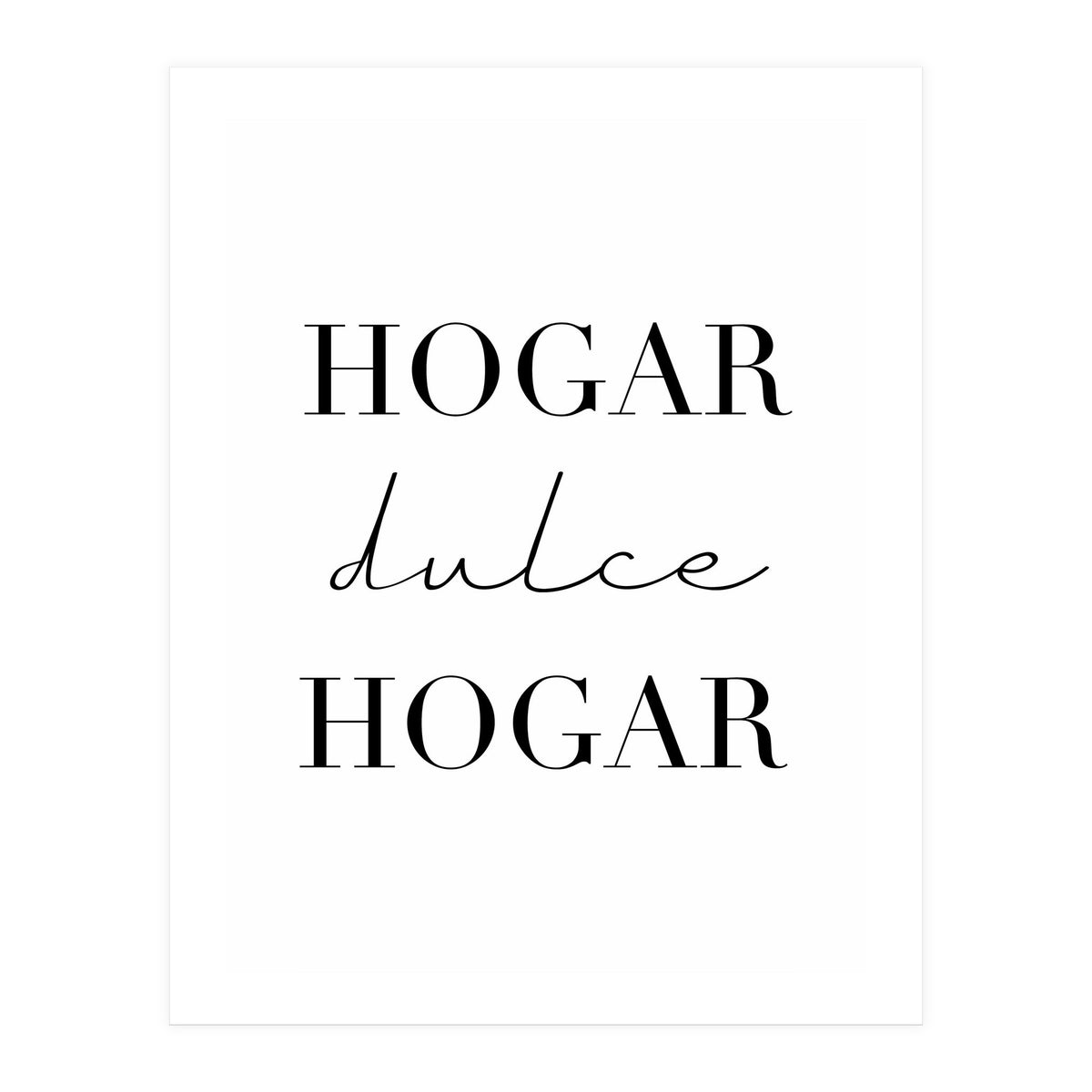 Home Sweet Home (Spanish) (Print Only)