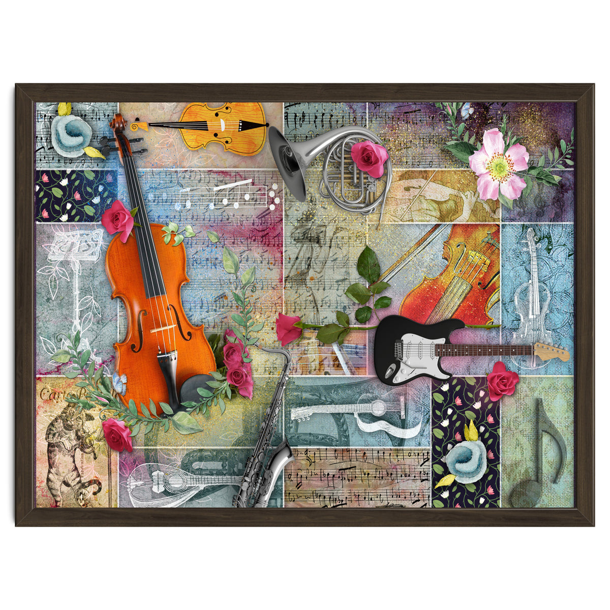 Musical Garden Collage