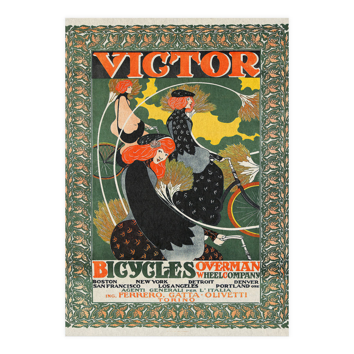 Victor Bicycles Advertisment (Print Only)