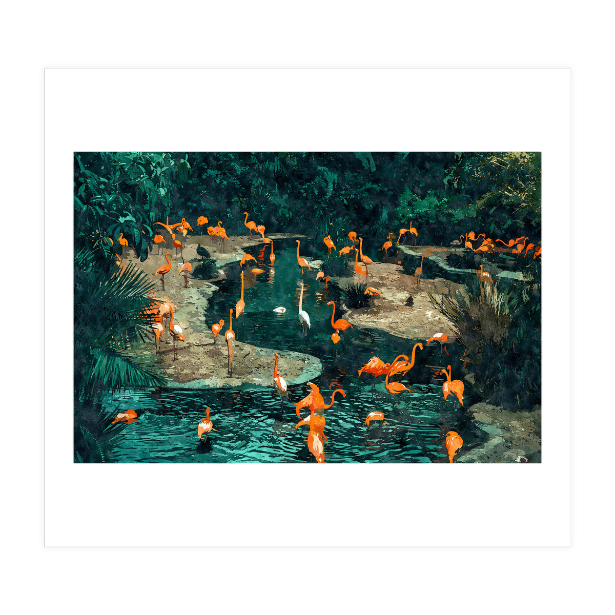 Flamingo Creek (Print Only)