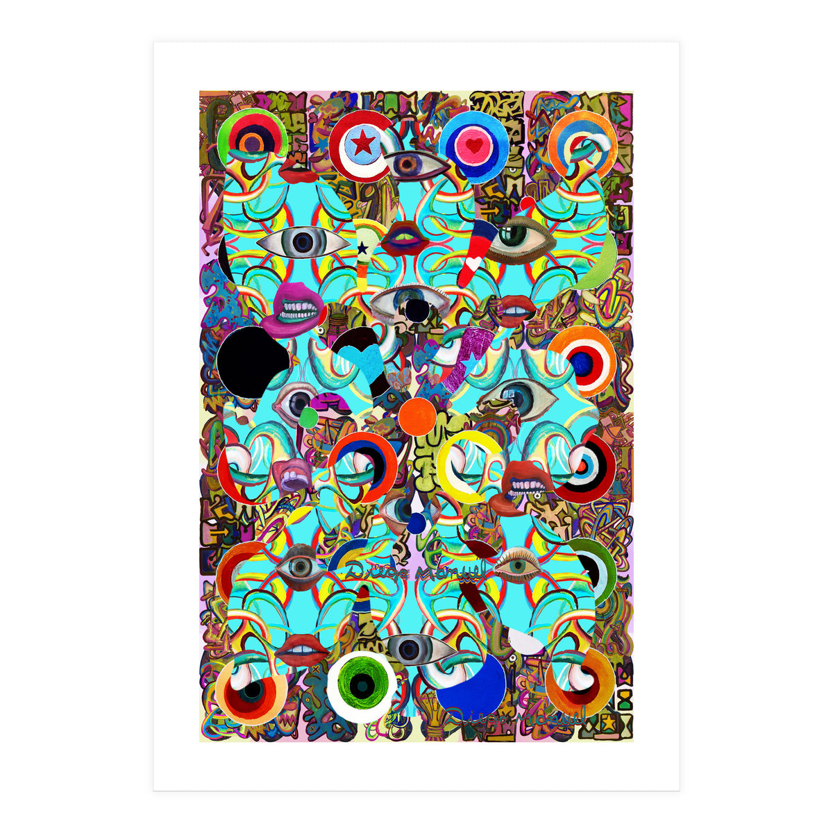 Fuego Y Graffiti 77 (Print Only)