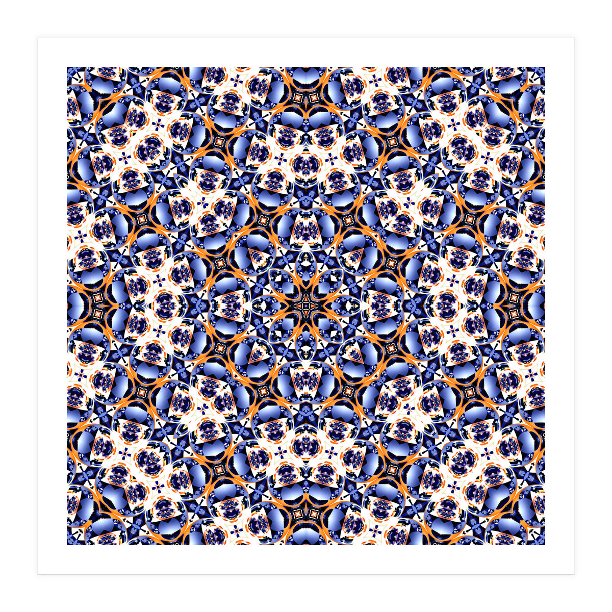 Abstract Mandala Pattern (Print Only)