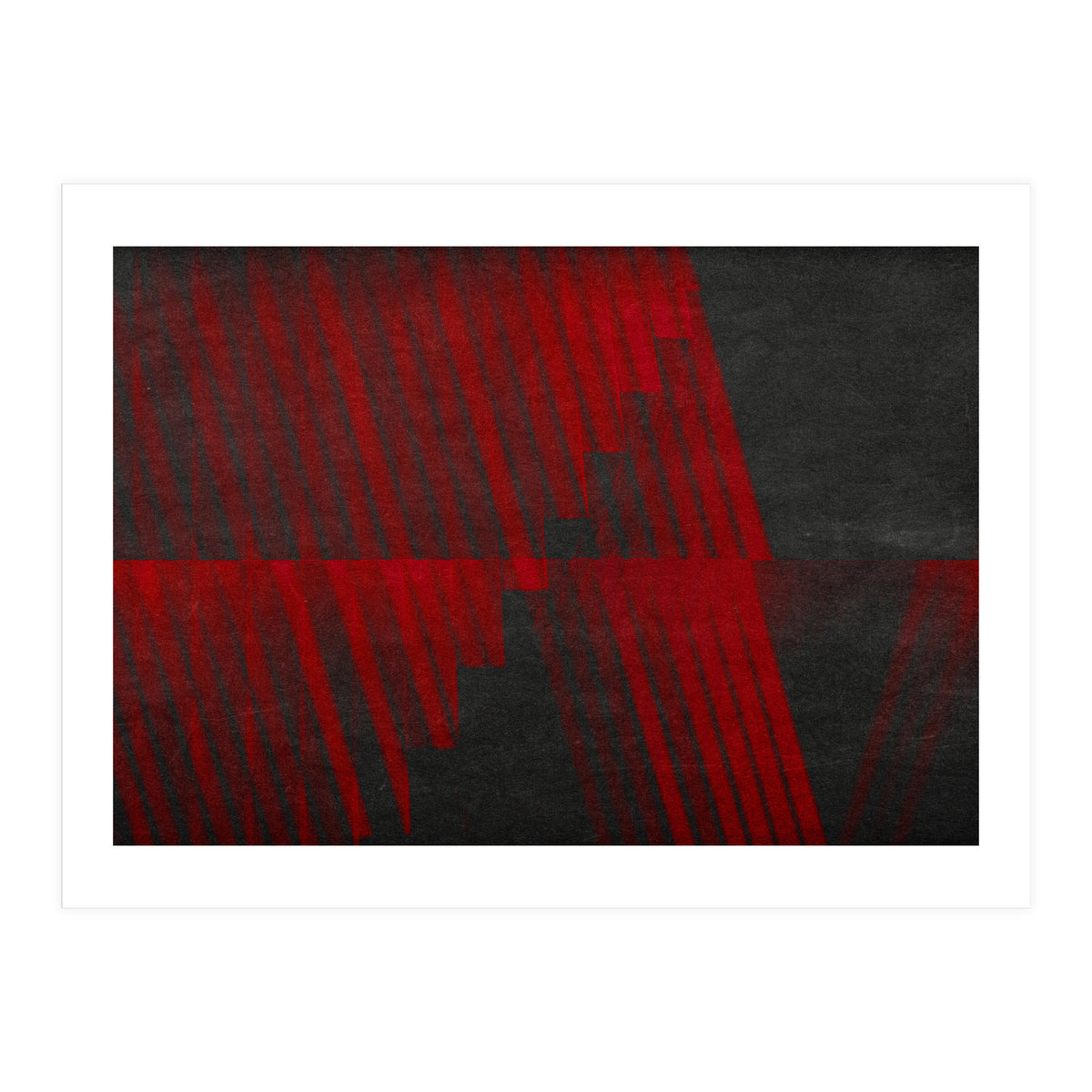 Rojo Y Gris 3 (Print Only)