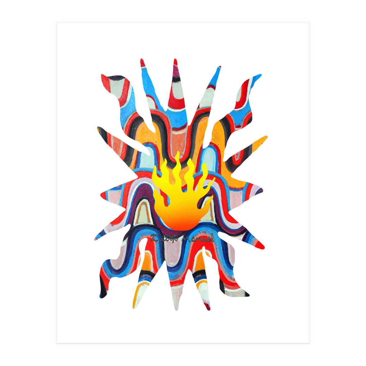 Fuego 34 Copia (Print Only)