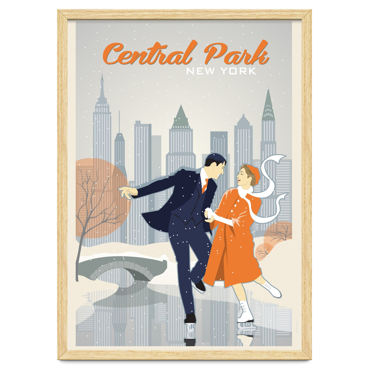 Skating in Central Park