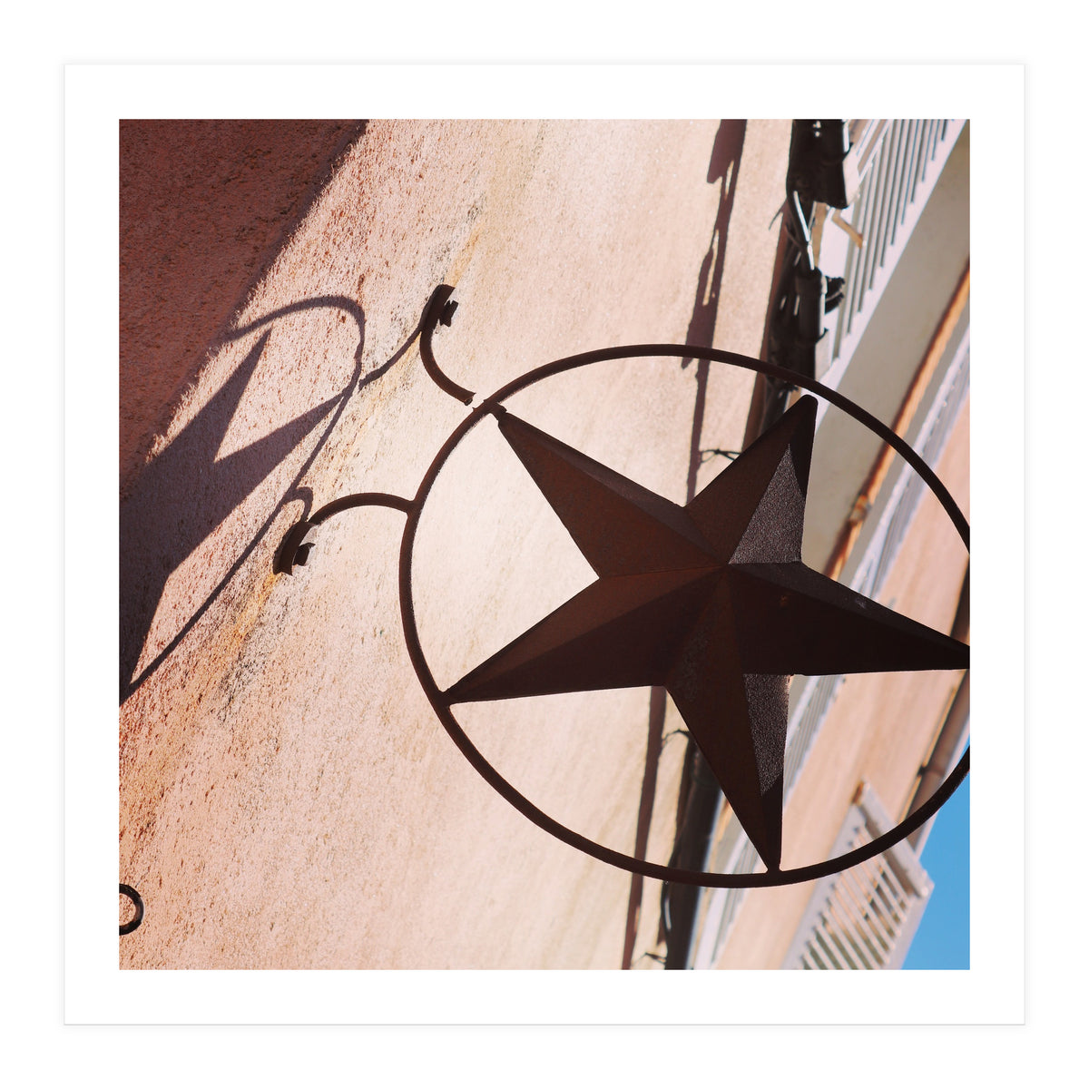 Rusty metal star (Print Only)