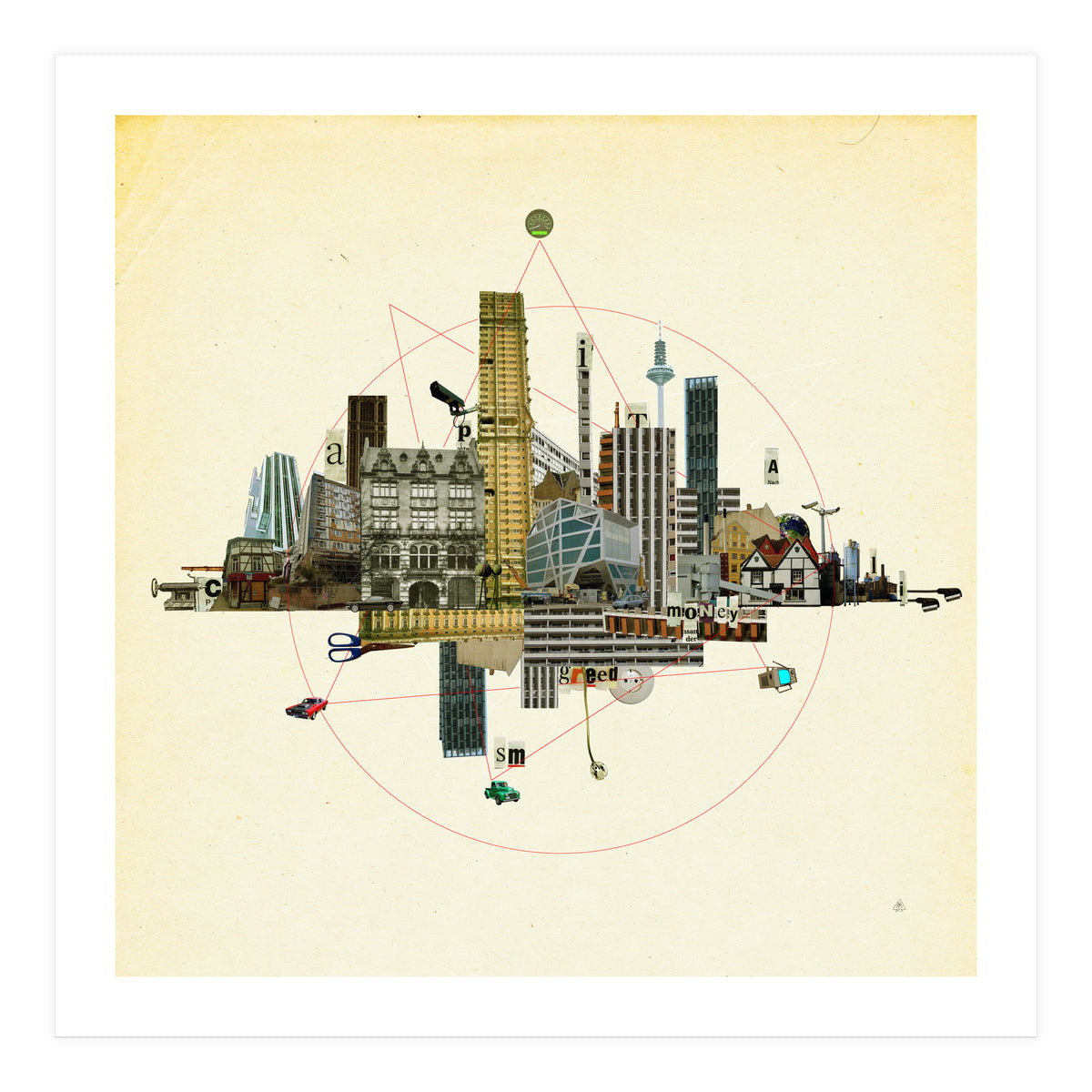 Collage City Mix 8 (Print Only)