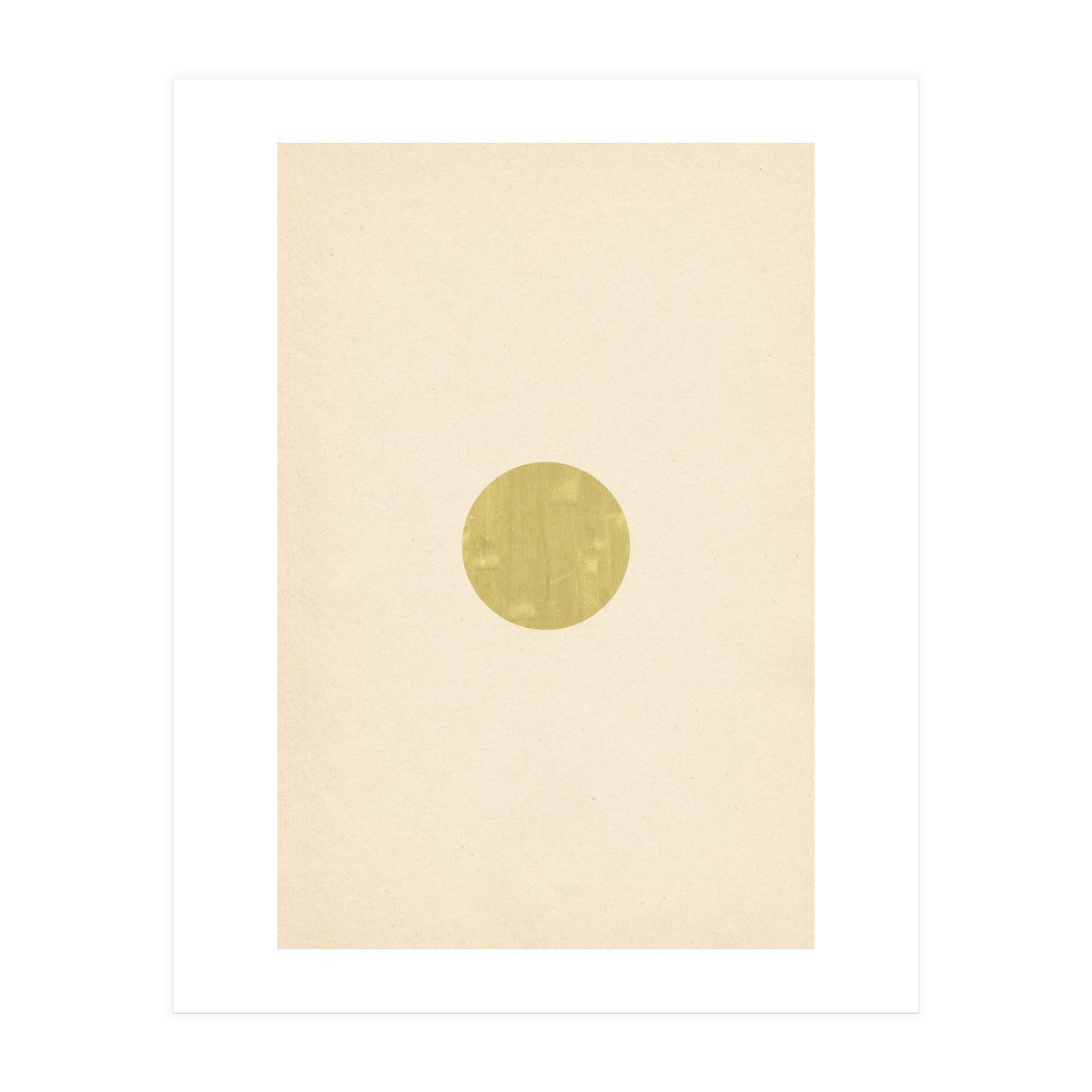 Olive green circle (Print Only)