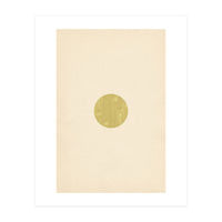 Olive green circle (Print Only)