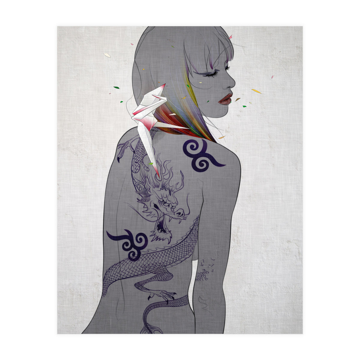 Prayer Of The Dragon Rider Inside (Print Only)