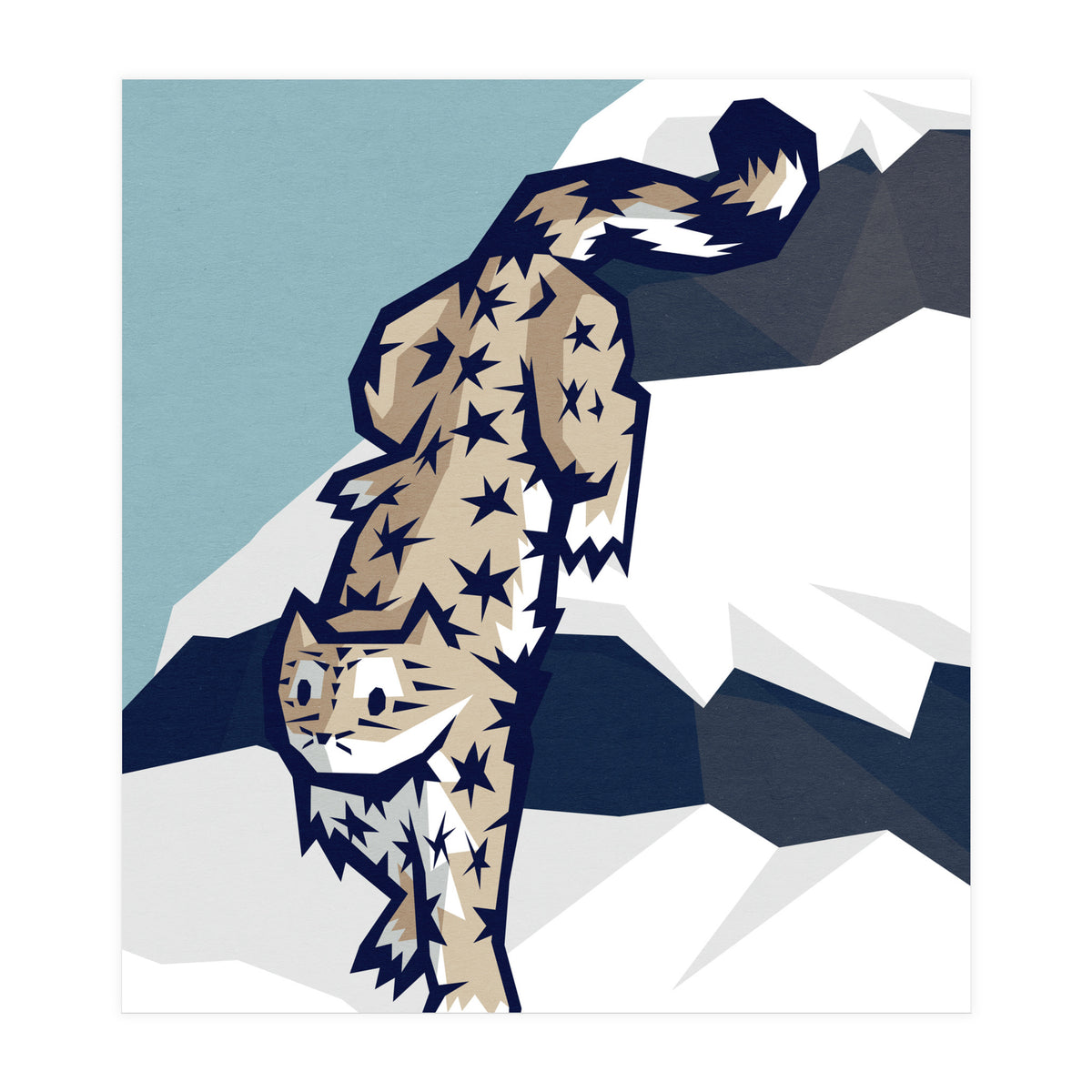 Snow leopard (Print Only)