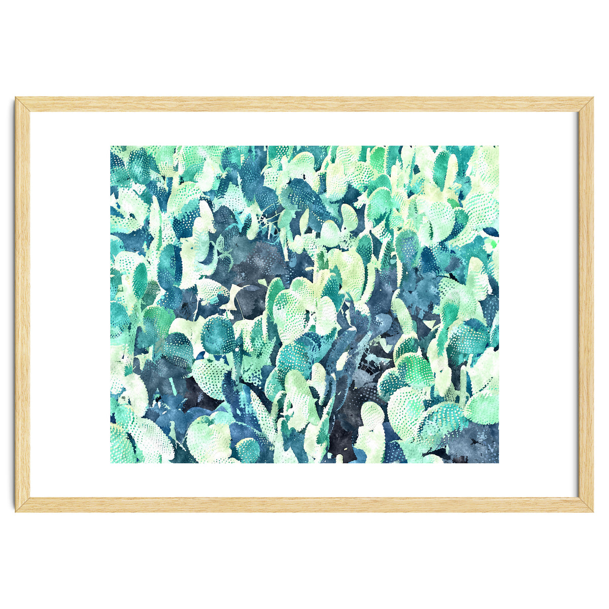 Watercolor Cactus III