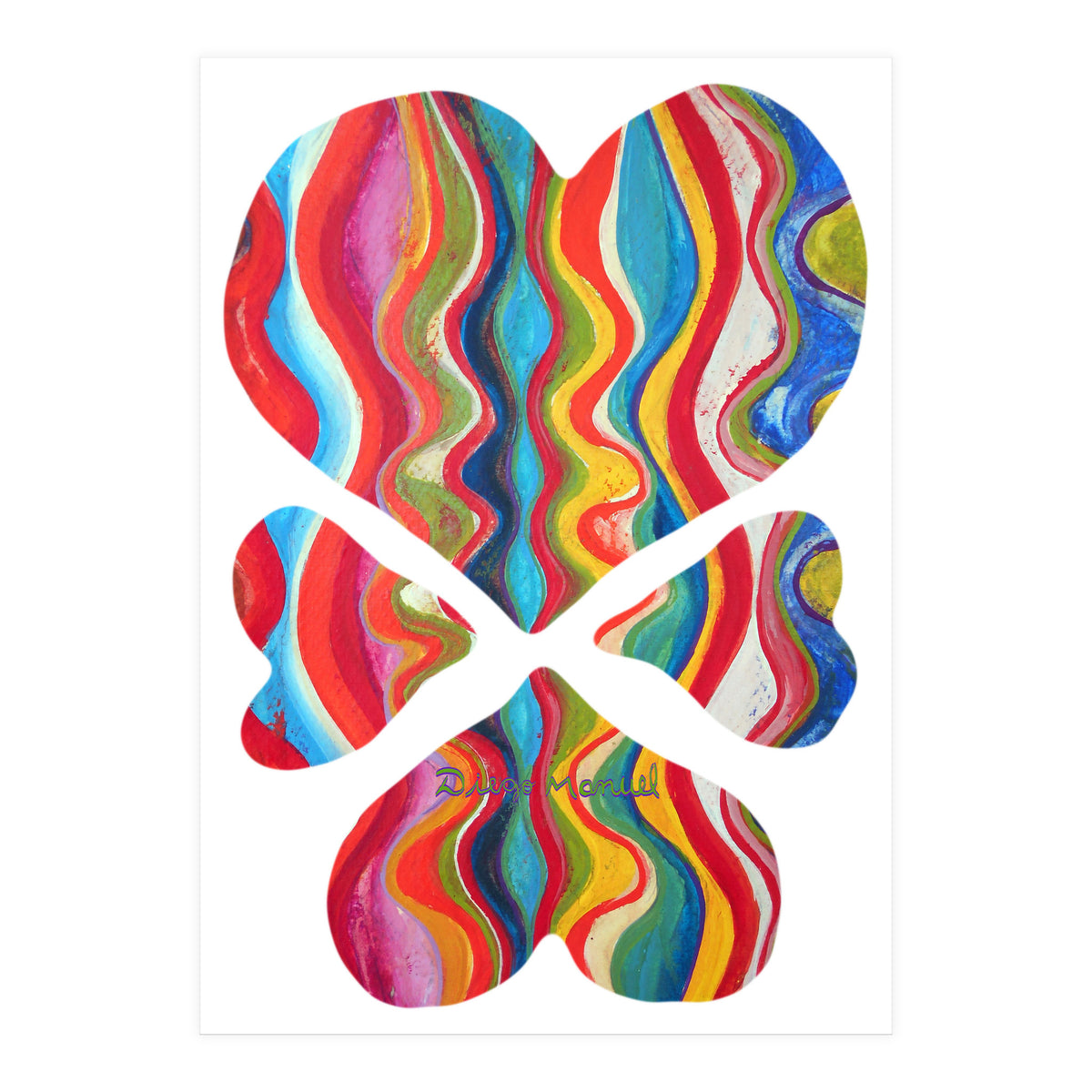 4 Corazones 13  (Print Only)