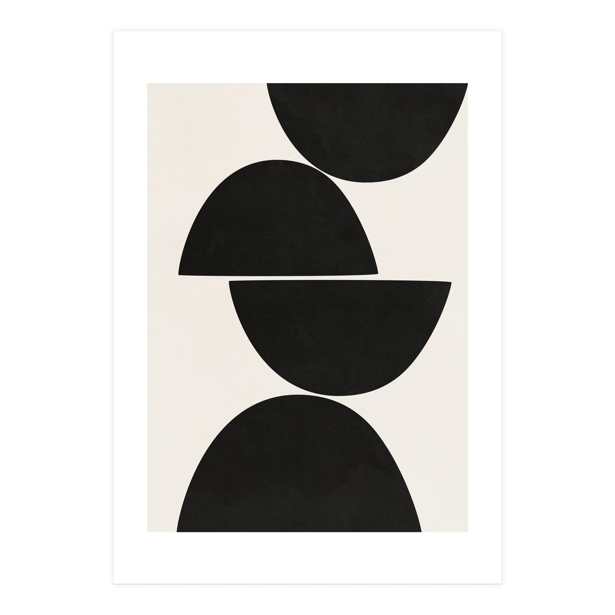 ABSTRACT AND GEOMETRIC SHAPES 04BW (Print Only)