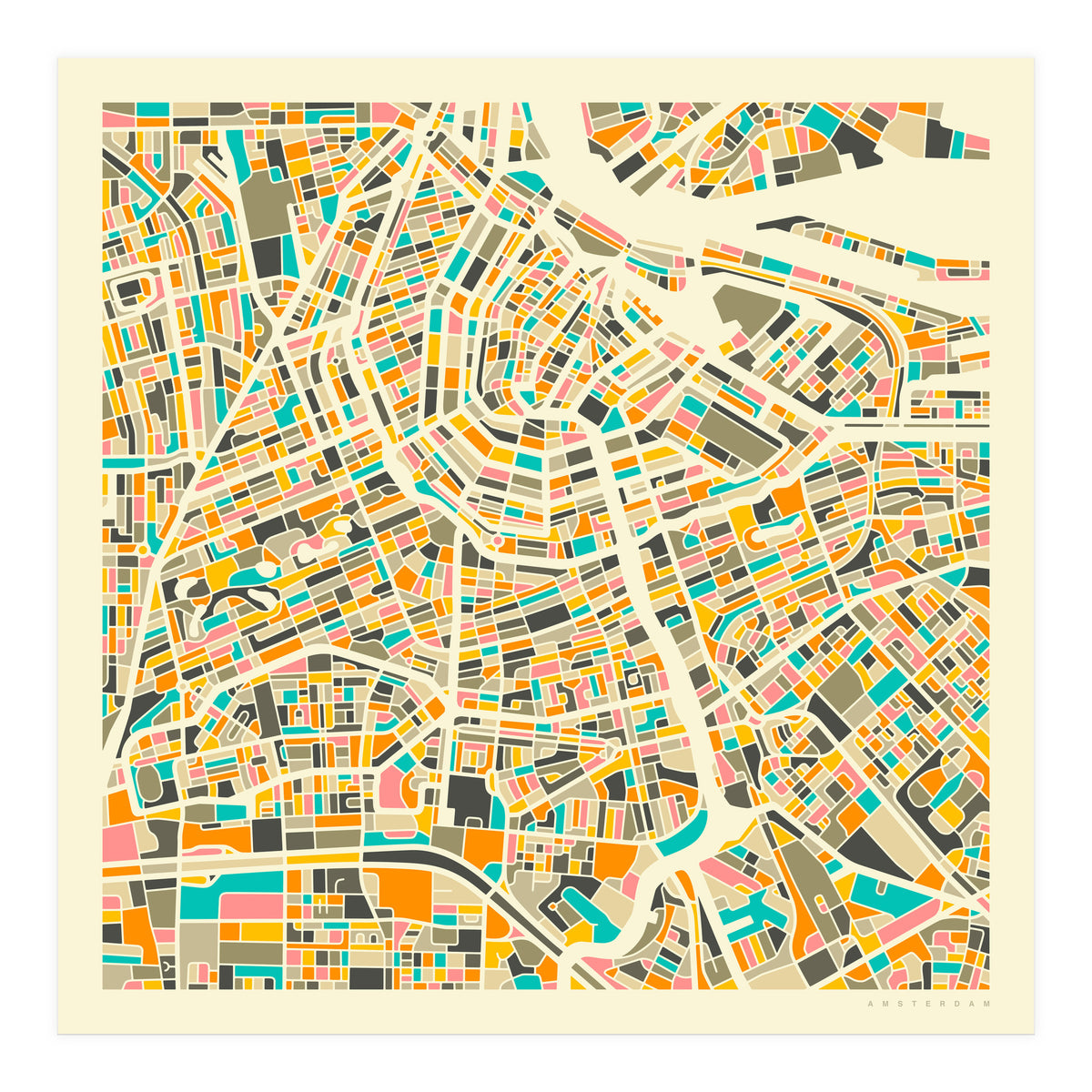 AMSTERDAM MAP (Print Only)
