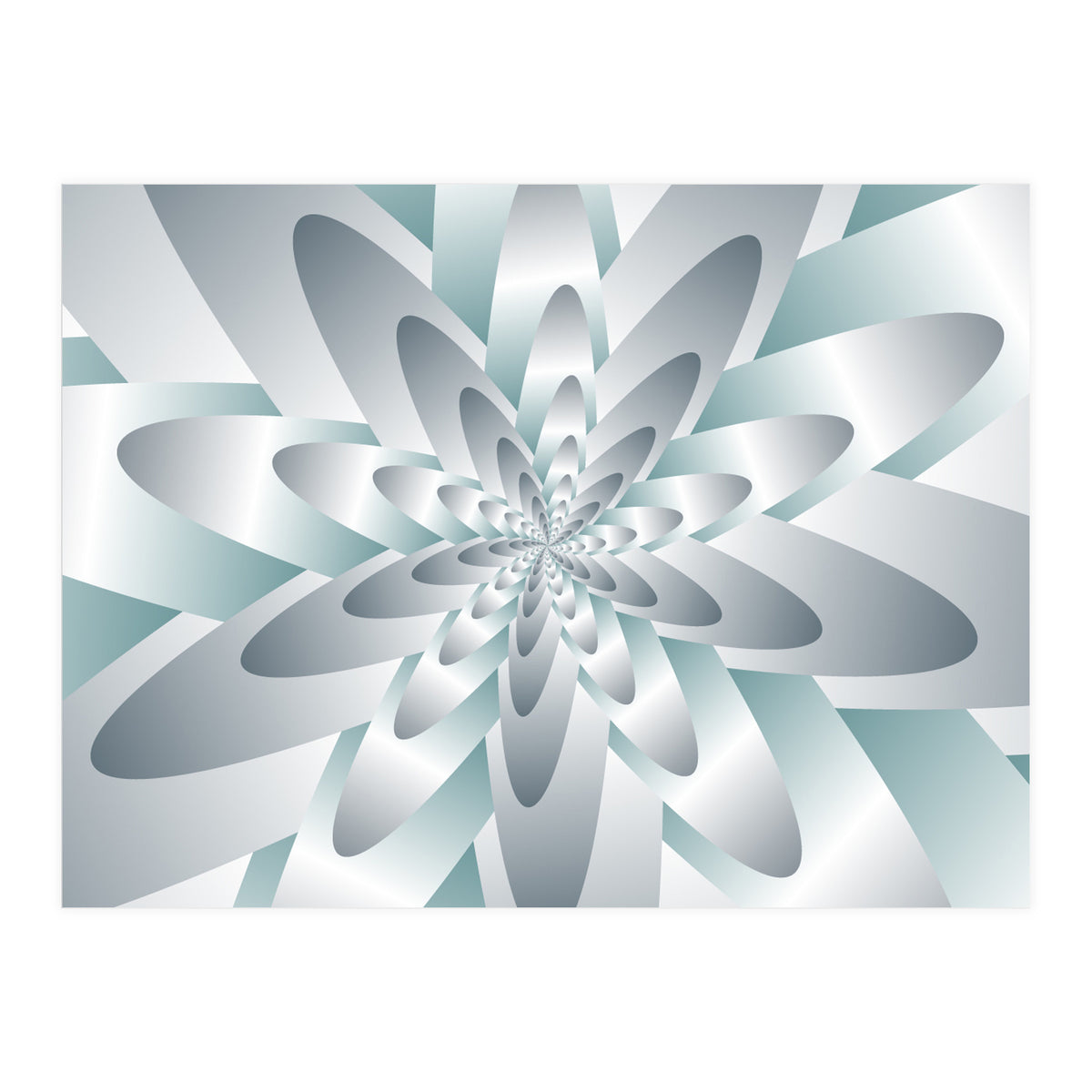 Swirl Flower Pattern  (Print Only)