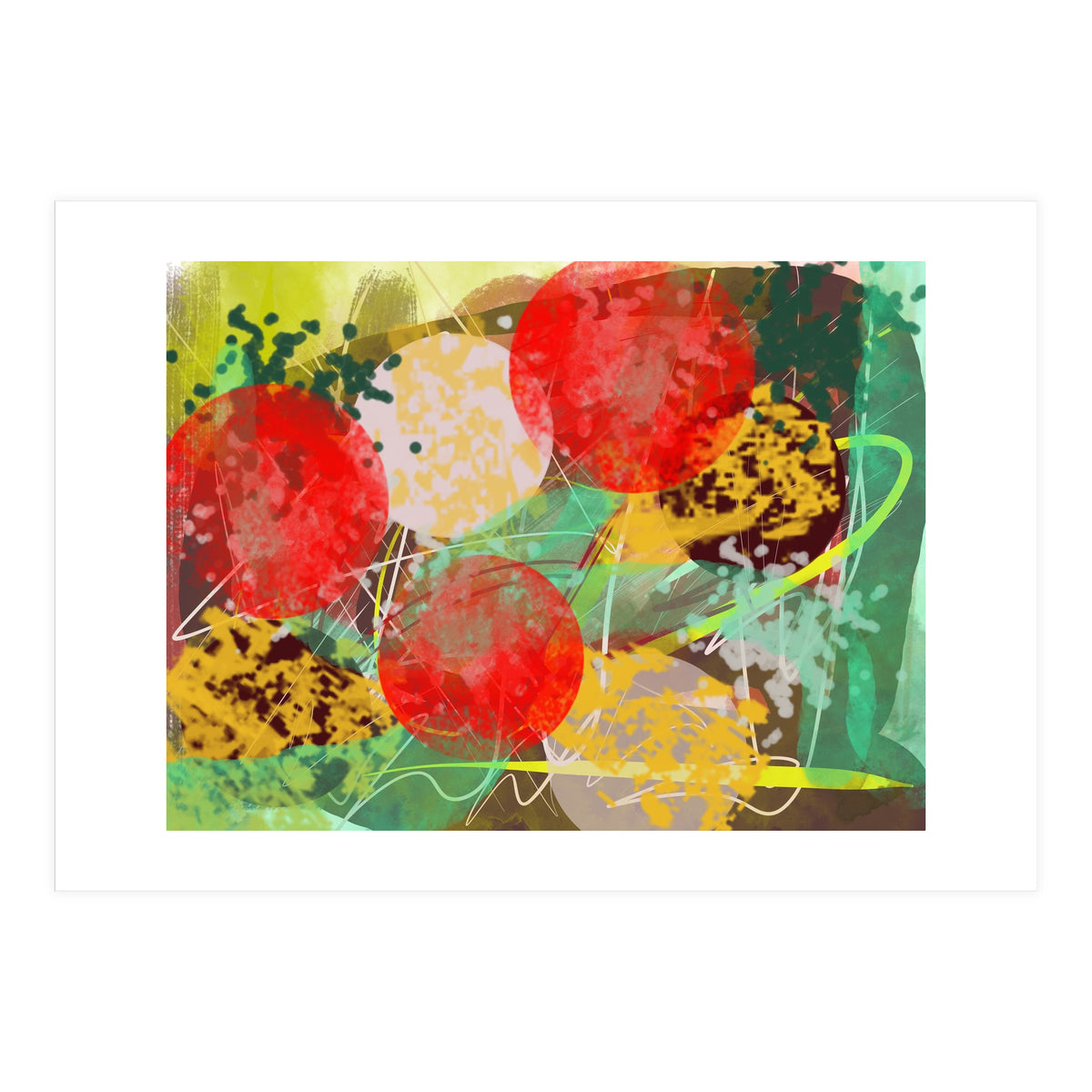 Verde e vermelho (Print Only)