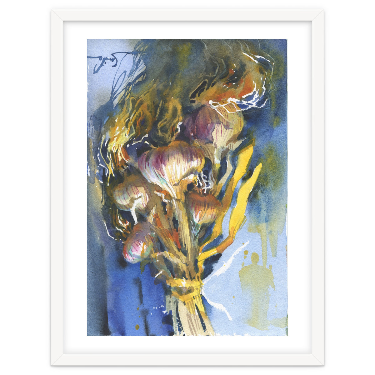 Sunny still life Garlic