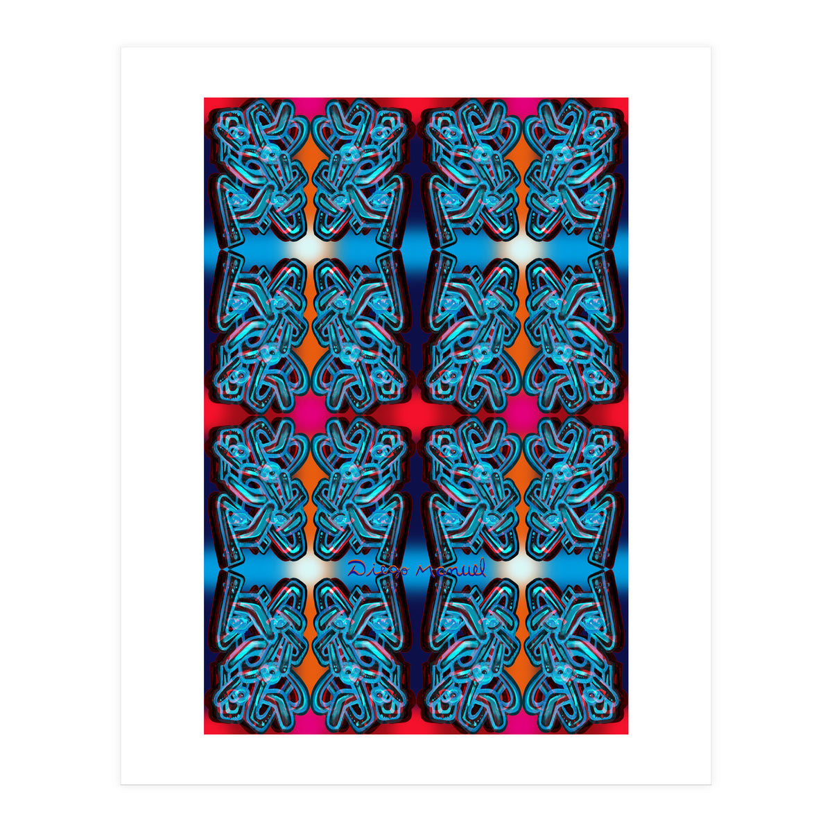 Formas Lenguas Y Ojos D (Print Only)