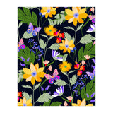 Flowers and butterflies (Print Only) thumbnail