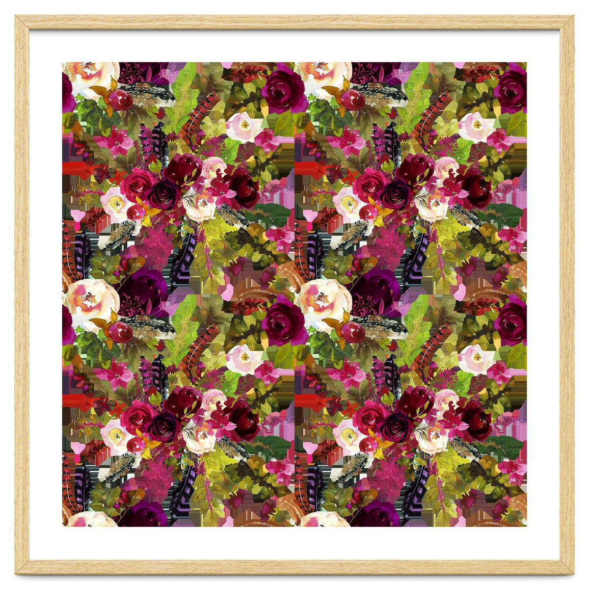 Water Colour Rose Pattern