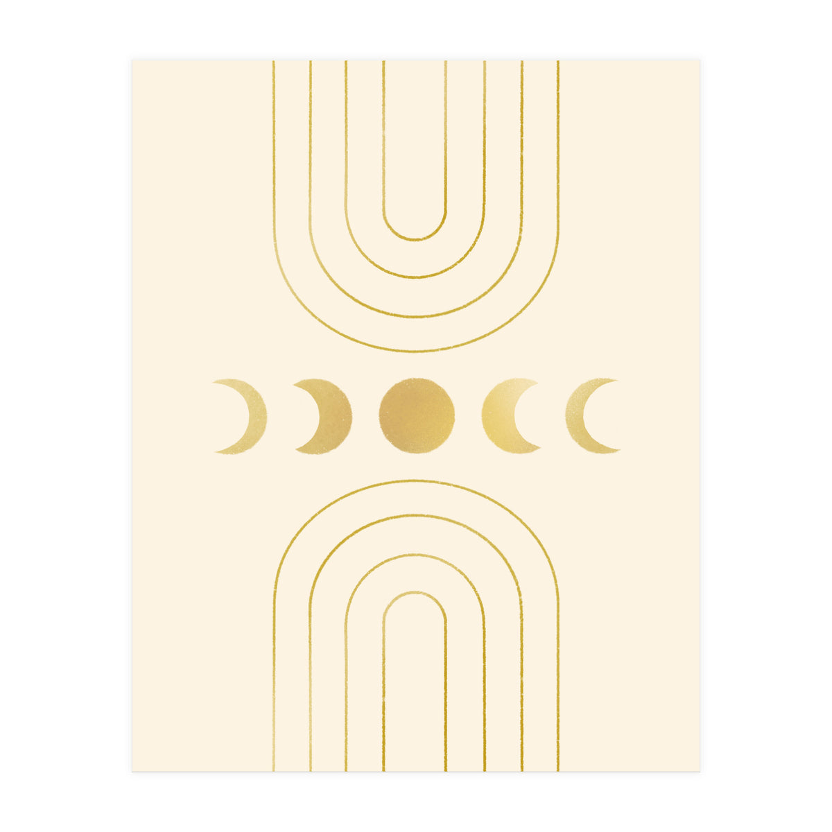 Gold Moon Phases (Print Only)