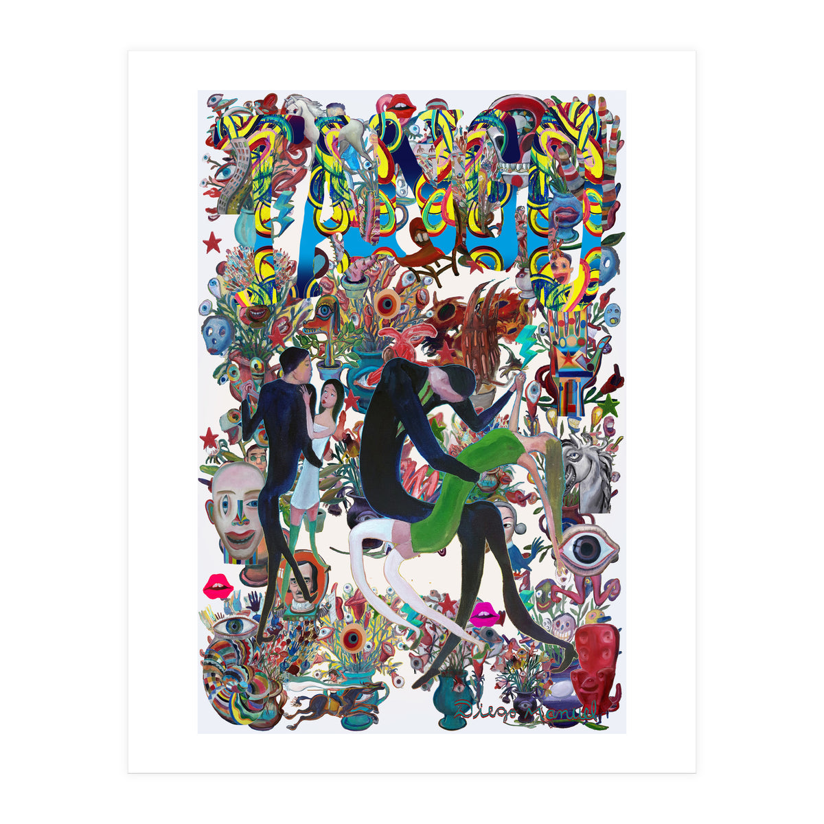 Tango Nuevo Tapiz 3 (Print Only)