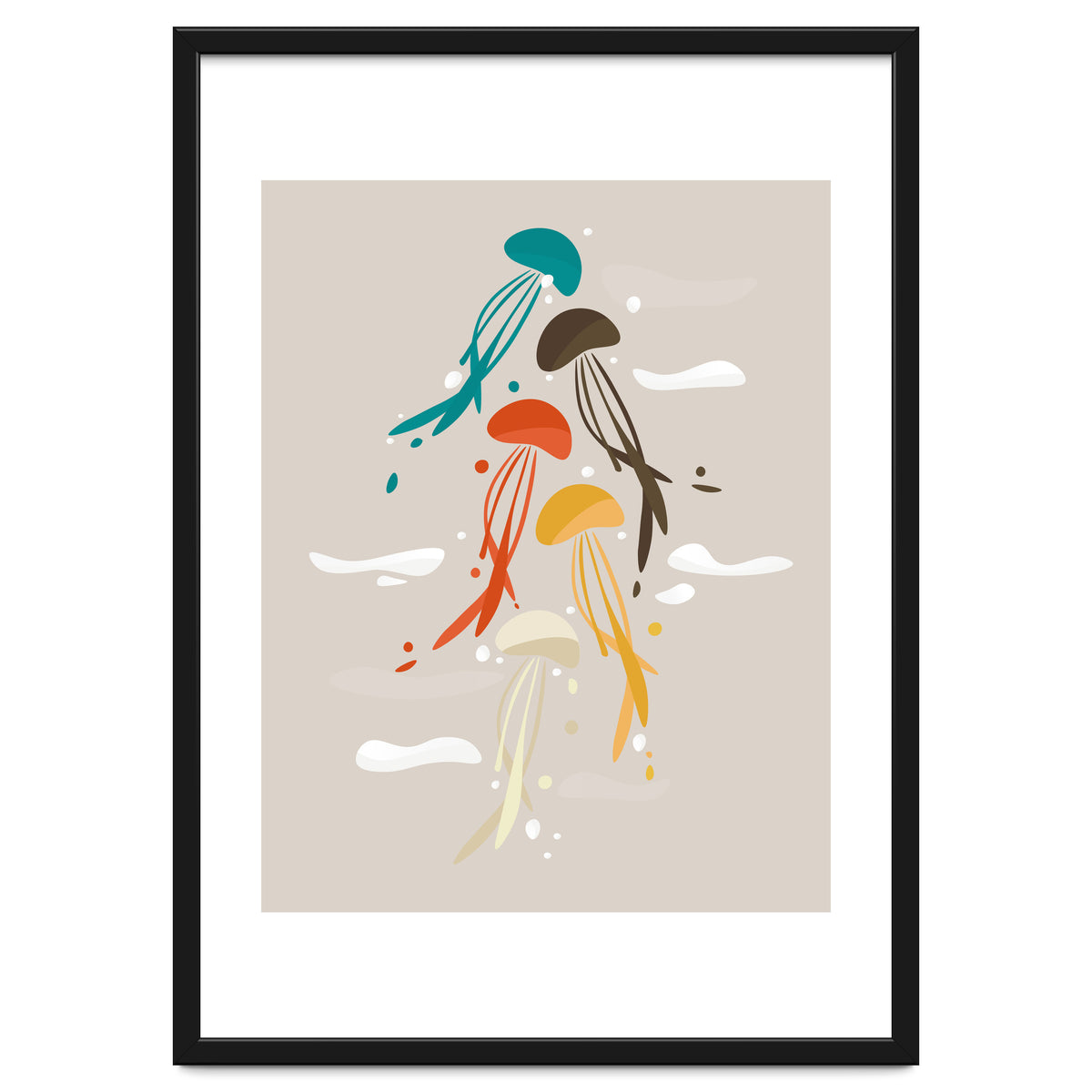 Jellyfish ascend the sky