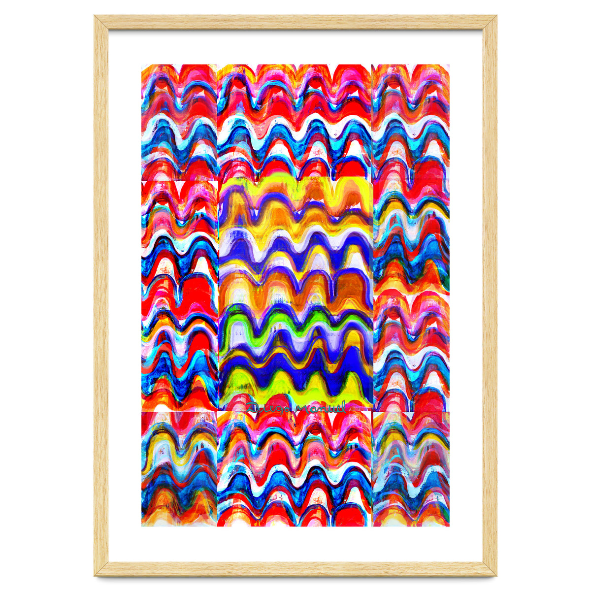 Pop abstract color full