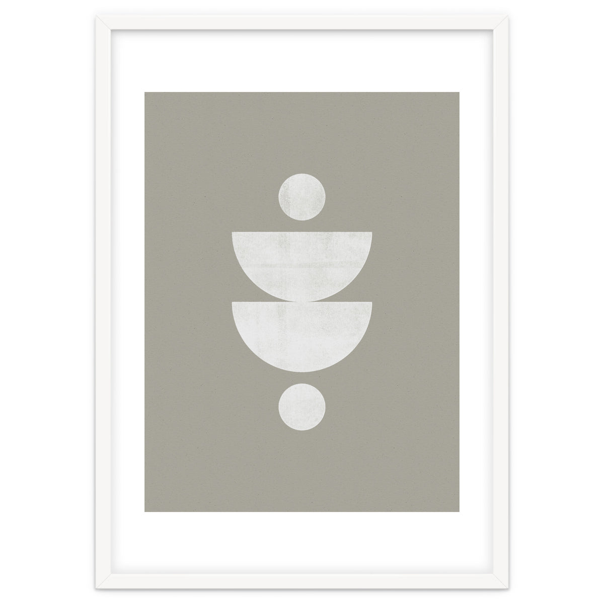 Mid-Century Modern No.23 - Woodblock Print