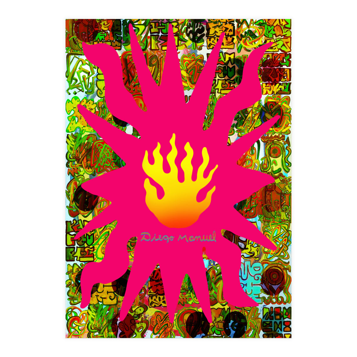 Fuego Y Graffiti 57 (Print Only)