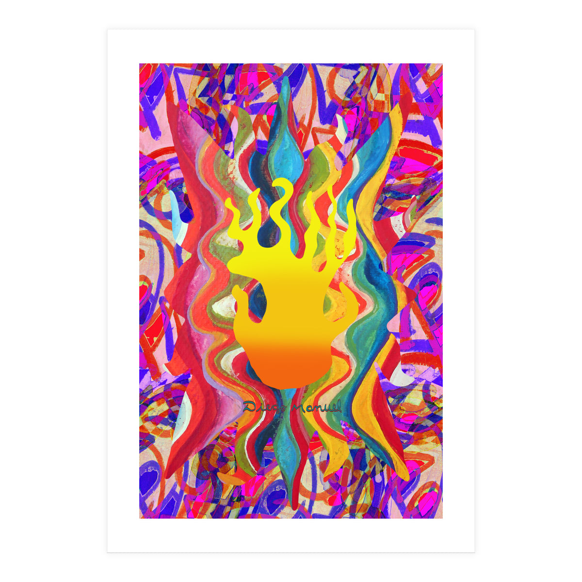 Fuego Y Graffiti 26 (Print Only)