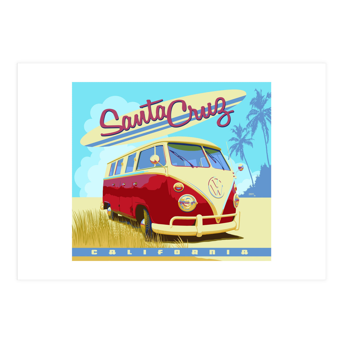 Santa Cruz California (Print Only)