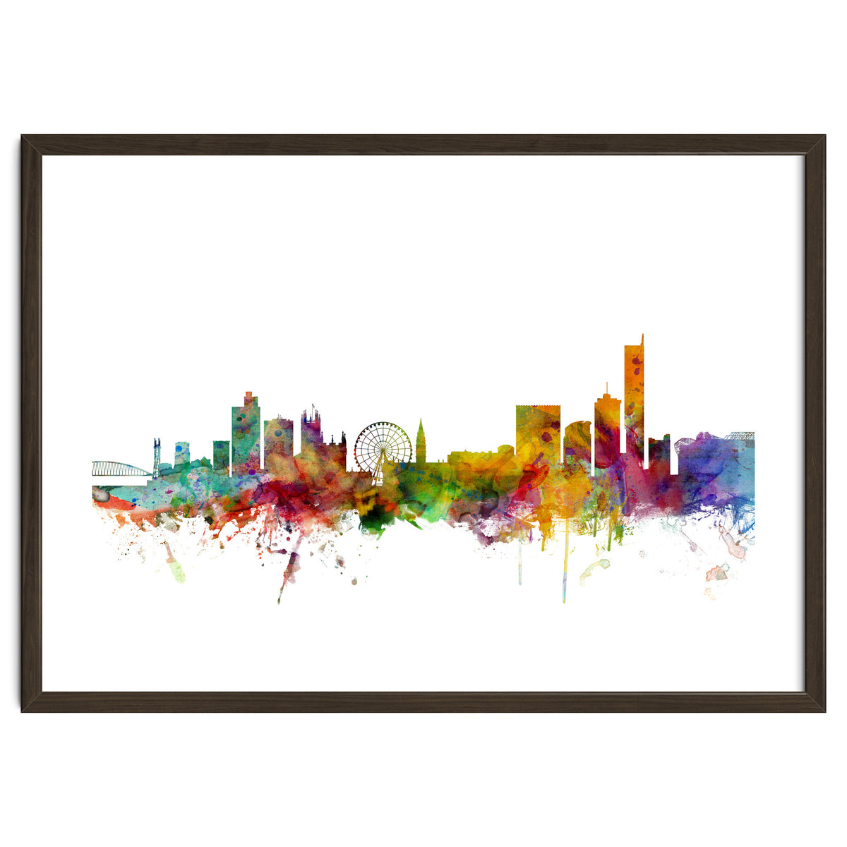 Manchester England Skyline