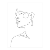 woman side face (Print Only) thumbnail