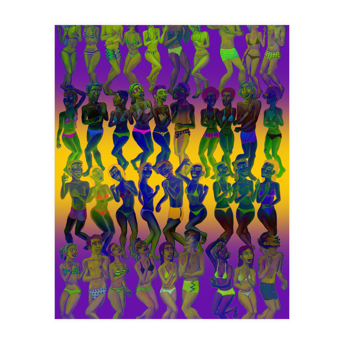 Bailando En La Playa 3 (Print Only)