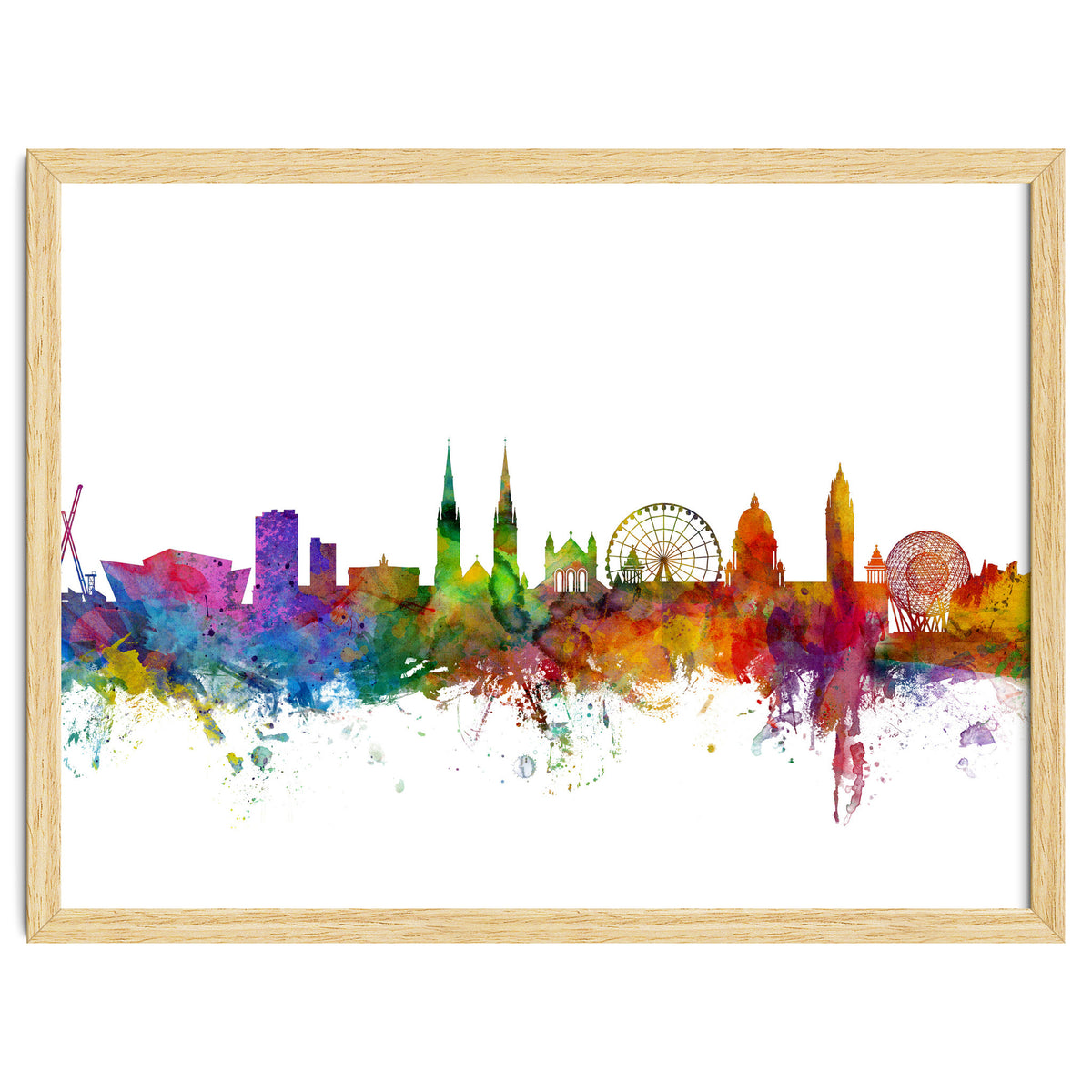 Belfast Northern Ireland Skyline